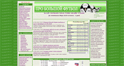 Desktop Screenshot of football-info.ru